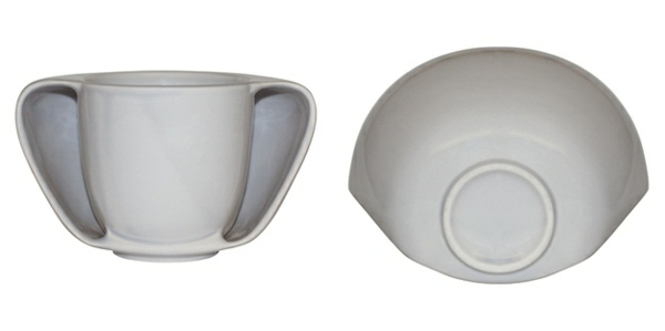 porcelánový hrnček s bielou šálkou na kávu Porcelánový hrnček na šálku čaju, ktorý pohodlne podáva kávu