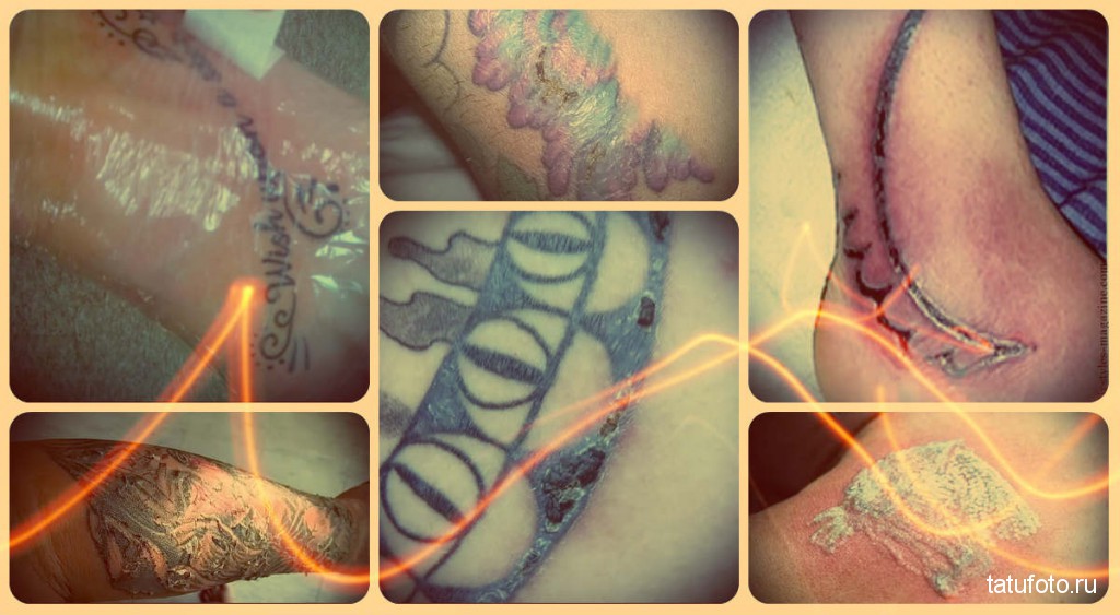 How to properly heal a tattoo photo - examples in the photo