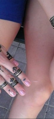 مثال على وشم مؤقت بالحناء في الصورة 11.11.2019 295-وشم حناء-