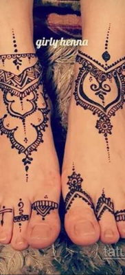 مثال على وشم الحناء المؤقت في الصورة 11.11.2019 №290-وشم الحناء-