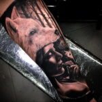 Women's tattoo in the style of realism 02.01.2021 №021 -female tattoo realism-
