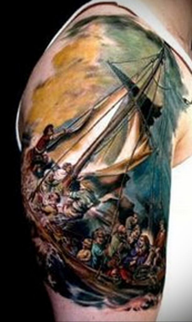 Color tattoo in the style of realism 02.01.2021 №198 -color realism tattoo-