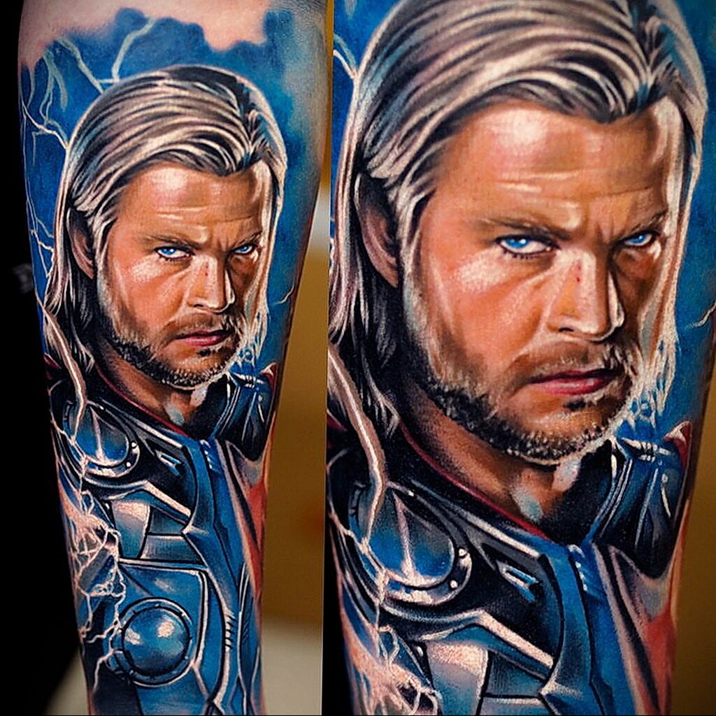 Color tattoo in the style of realism 02.01.2021 №175 -color realism tattoo-