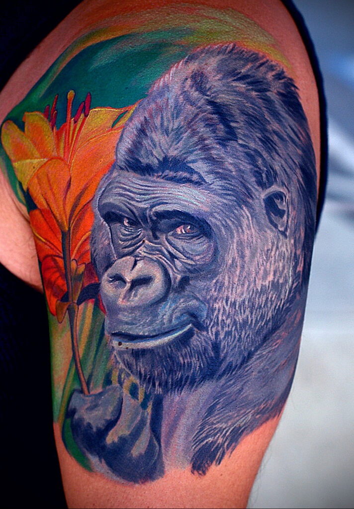 Color tattoo in the style of realism 01/02/2021 №163 -color realism tattoo-