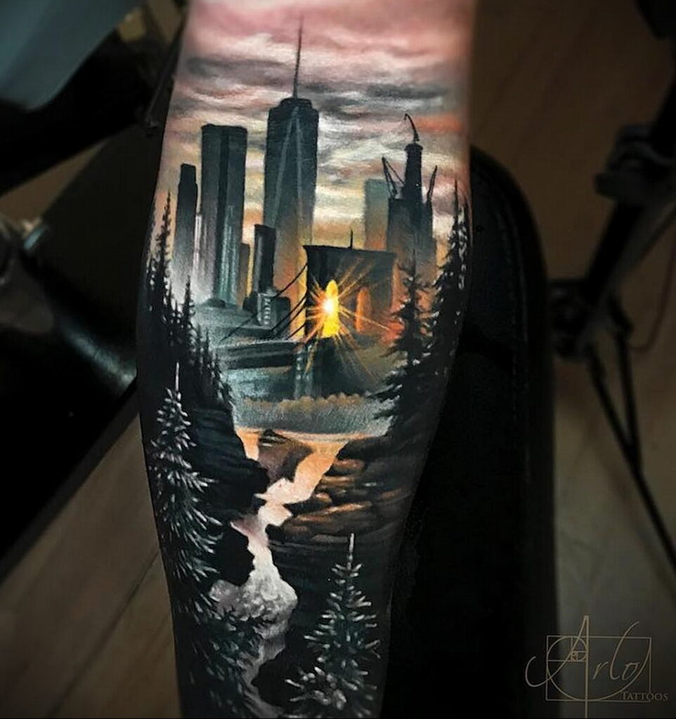 Color tattoo in the style of realism 01/02/2021 №140 -color realism tattoo-