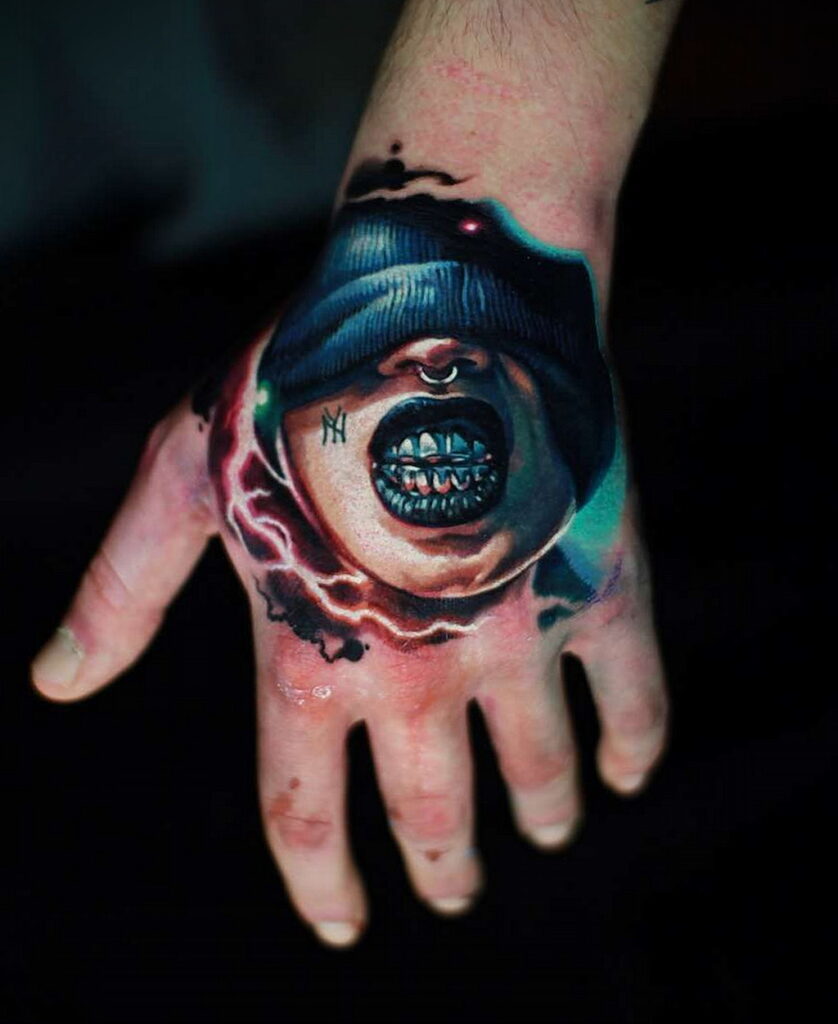 Color tattoo in the style of realism 02.01.2021 №124 -color realism tattoo-