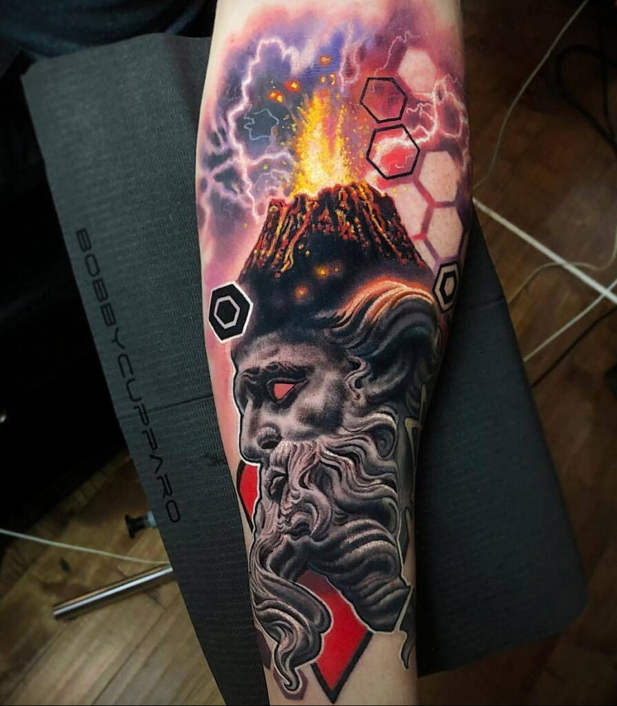 Color tattoo in the style of realism 02.01.2021 №114 -color realism tattoo-