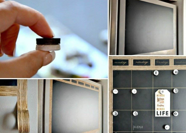 Pokyny na vytvorenie vlastného kalendára kalendár-dizajn-sám-ľahko-drotár-nápad-magnetická-nástenka-stena