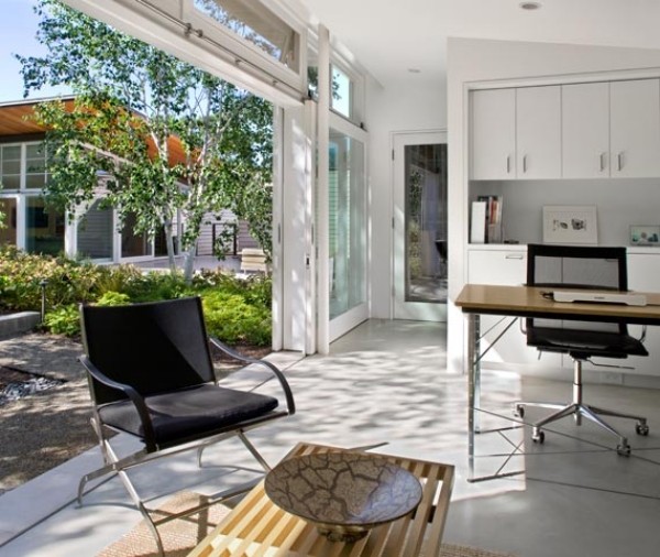 Dizajn otvoreného štýlu kancelárskych priestorov