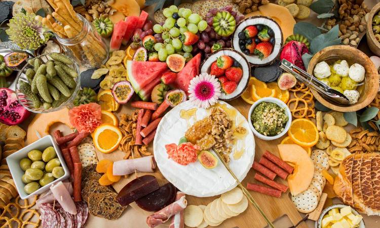 Návrhy na bufet návrhy rýchlych poklesov studenej ovocnej zeleniny