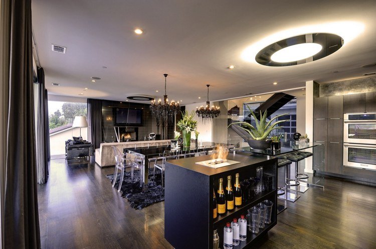 krb-bez-komína-moderný-ušľachtilý-kov-čierny-integrovaný