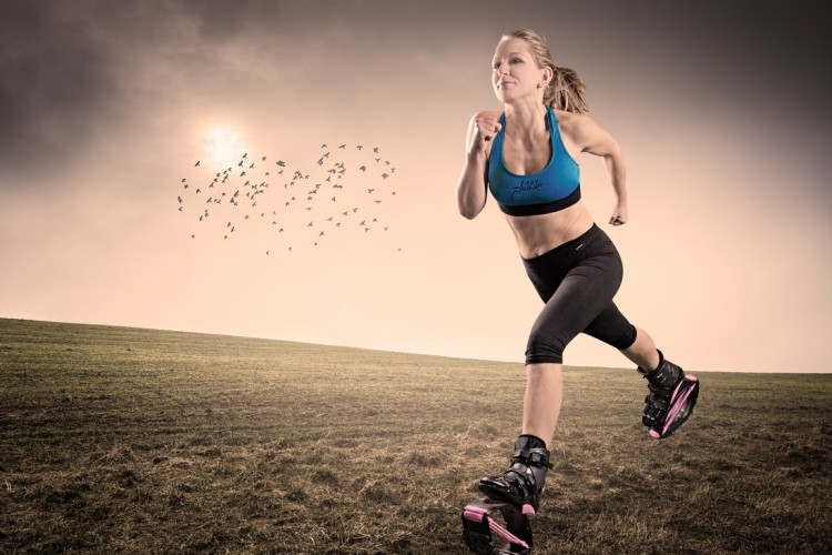 Tréning Kangoo Jumps, ktorý je ľahký na kĺby