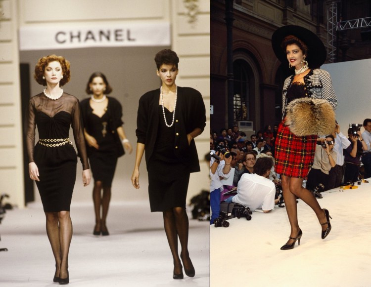 Módne mólo Karl Lagerfeld Chanel 1985 1986