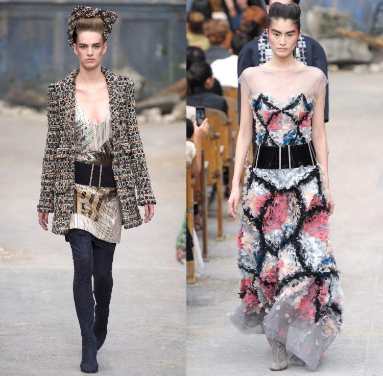 Patchwork Karl Lagerfeld Chanel kombinuje trend roku 2013