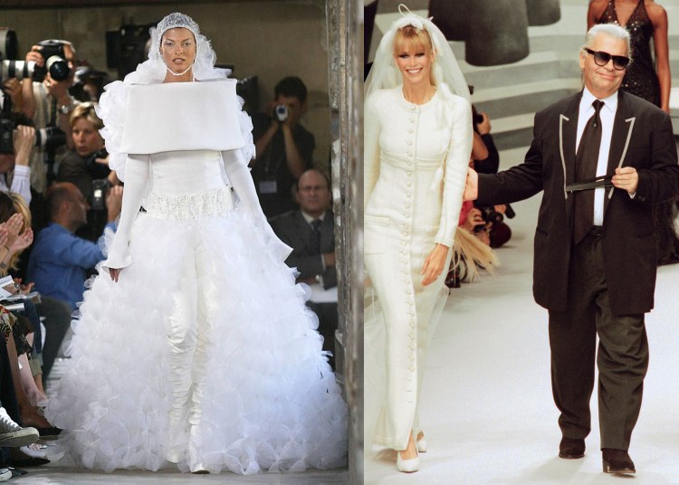 Svadobné šaty Karl Lagerfeld Chanel moderné 96-2003