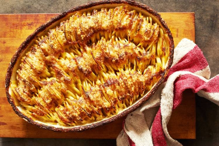 recept na gratinovanie zemiakov aranžovať krém zo surových zemiakov