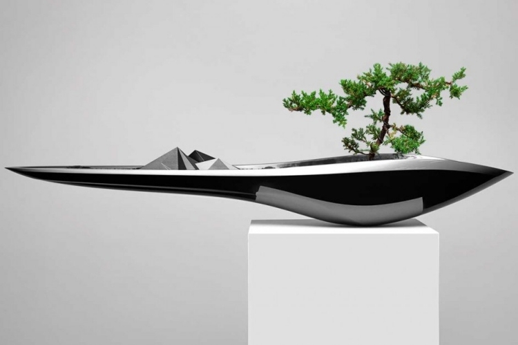 bonsai hrniec predĺženého tvaru black-bonsai-pot-modern-predĺžený