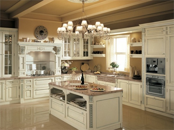 krásny dizajn kuchyne - moderný a tradičný krásny dizajn kuchyne - moderný a tradičný kombinovaný