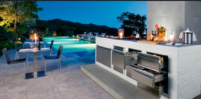 ronda spa vonkajší kuchynský úložný priestor vonkajšia kuchyňa úložný priestor chladnička otvorená