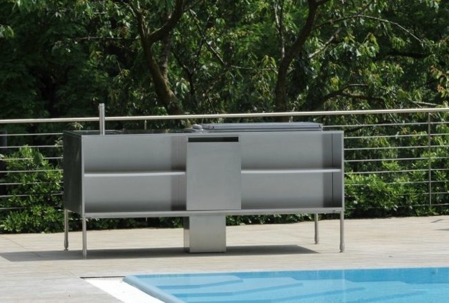 Kuchyňa Arclinea moderný dizajn záhrada moderný dizajn záhrady