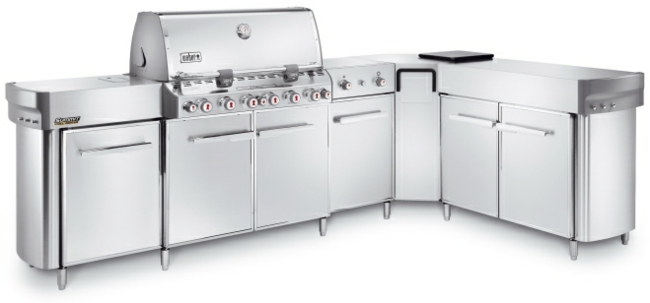 Gril letná kuchyňa nerez Weber Kuchynská nerezová oceľ Weber Design