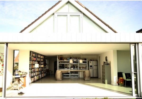 kuchynský ostrovný dizajn súkromný dom thomas lindssen