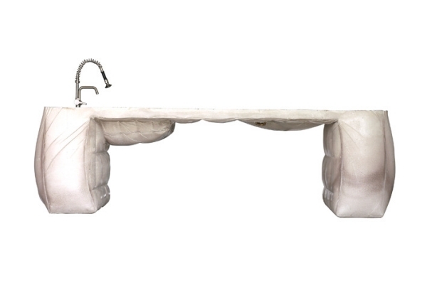 kuchynský ostrovný dizajn betónové štúdio thol holandsko