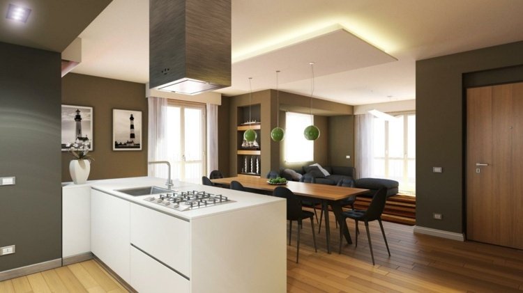 Osvetlite kuchynský ostrov LED diódami osvetlenie kuchynského ostrova led-nepriame-moderné-kuchyňa-jedálenský kút