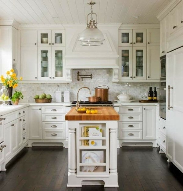 Drevený pult kuchynský ostrov nápady na úložný priestor Drevené nápady na kuchynský ostrovný úložný priestor