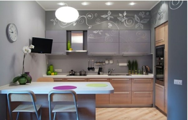 elegantná kuchyňa s kvetinovými tapetami elegantná-kvetinová-tapeta-kuchyňa