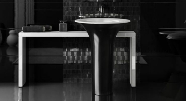 čiernobiely kúpeľňový nábytok keramická dlažba čiernobiely kúpeľňový nábytok keramická dlažba