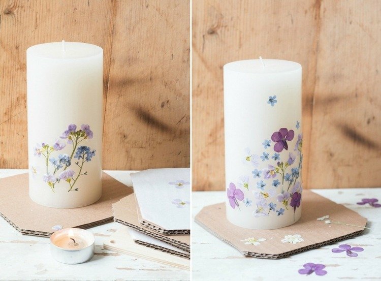 sviečky-ozdoba-kroky-podložka-kartón-krst-darček