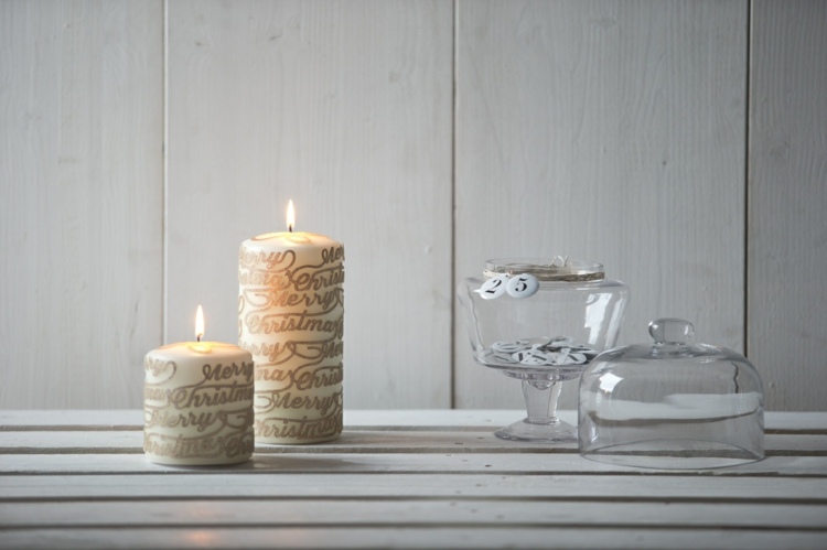 tetovanie nalepenie na sviečky zdobenie vianočných motívov písmo