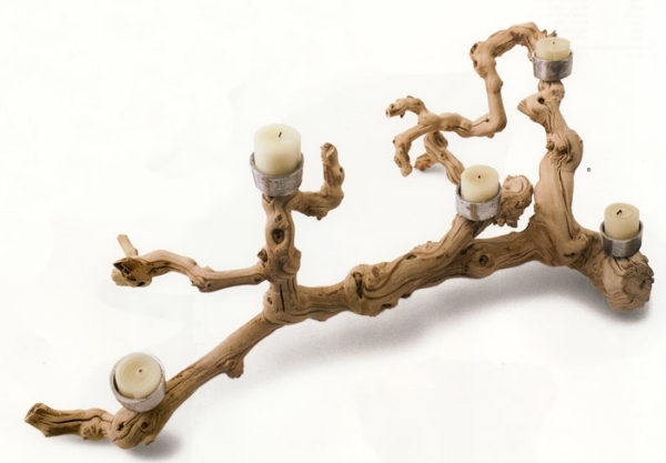 Vyrobte si vlastné svietniky z hrozna