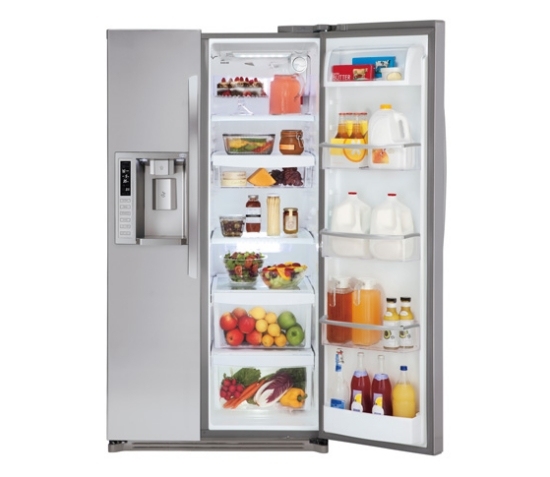 Dávkovač vody, poradca kociek ľadu, oceľová optika, model LSC27937ST