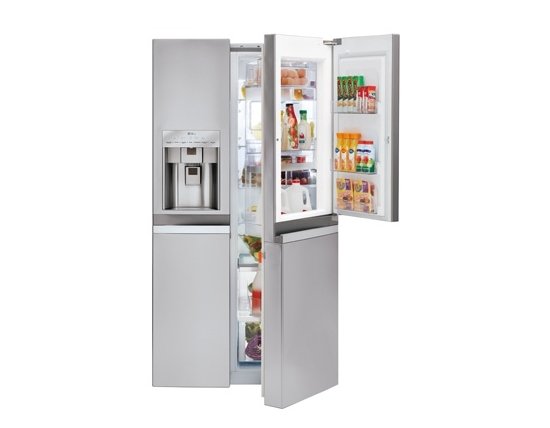 Kuchynské spotrebiče BOČNÁ STRANA chladnička vzhľad nerez LSC22991ST