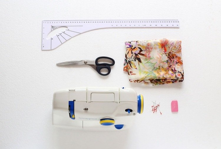 kimono-bunda-samošívacie materiály-nástroje