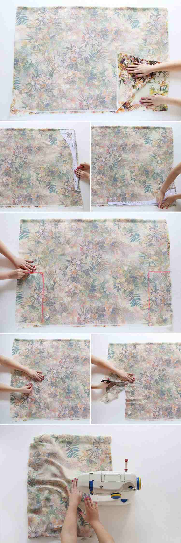 Ušite si kimonovú bundu sami-strihanie textílií