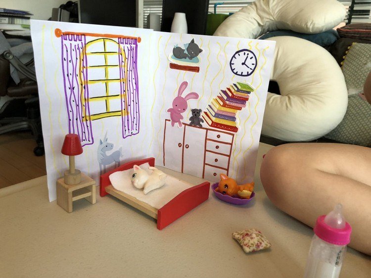 Vyrobte si svoj vlastný domček pre bábiky z kartónových návodov