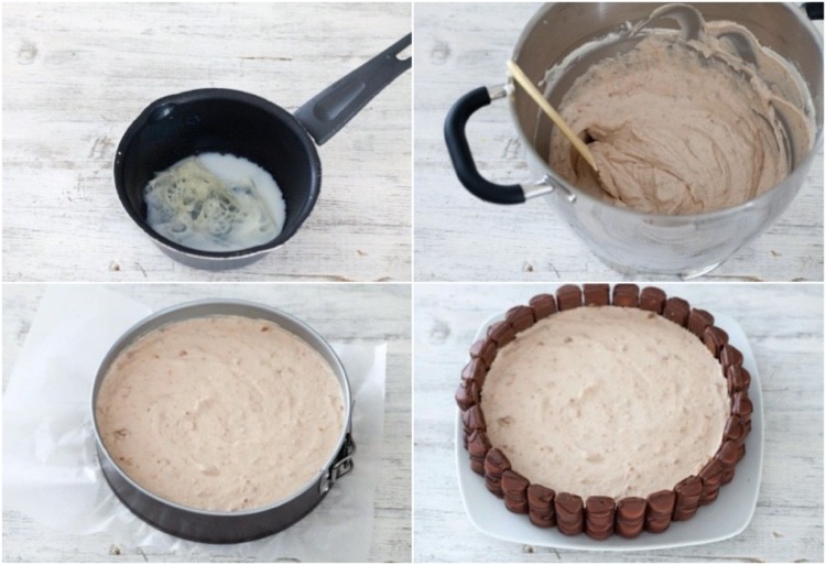 Koláč Kinder Bueno s mascarpone bez pečenia