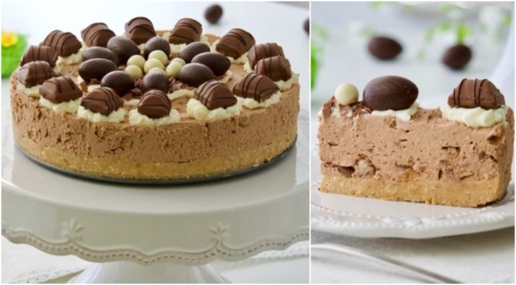 Koláč Kinder Bueno bez pečenia so smotanovým syrom