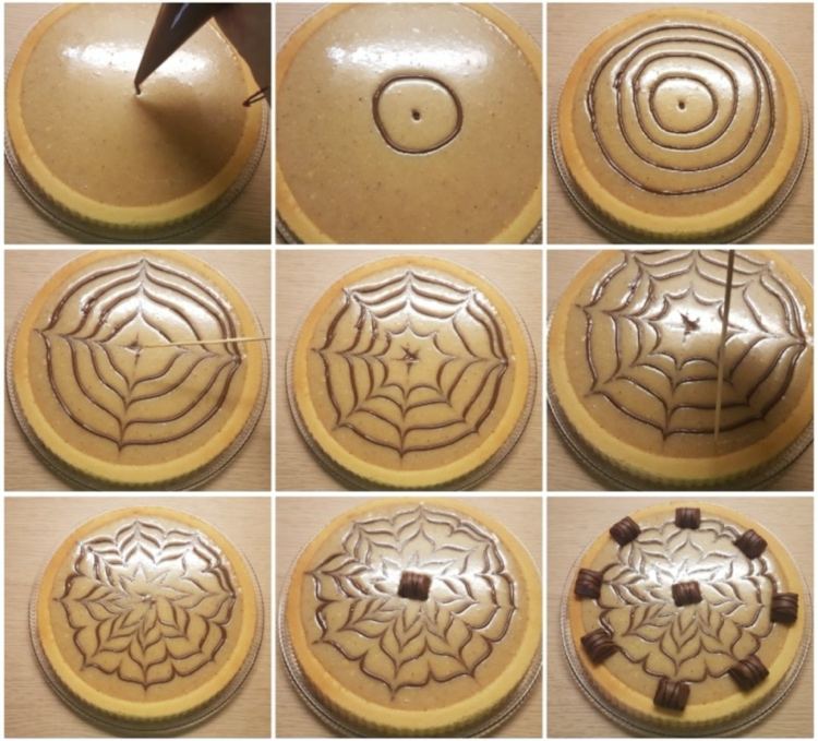 Vytvorte si vlastný koláč Kinder Bueno s hotovým základom a orieškovým krémovým vzorom s čokoládou