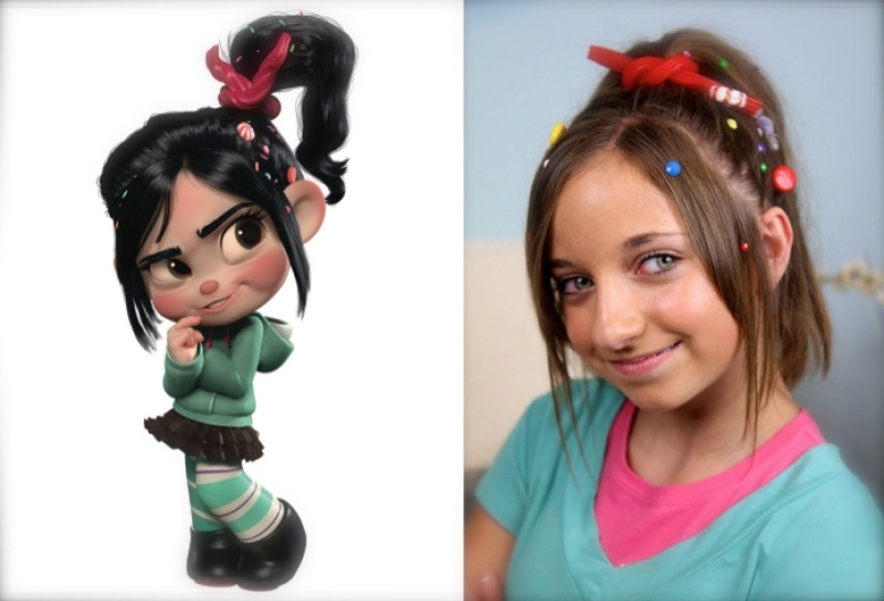 Sladké nápady na účesy inšpirované filmovými hrdinami Detské účesy-dievčatá-roztomilé-updos-nápady