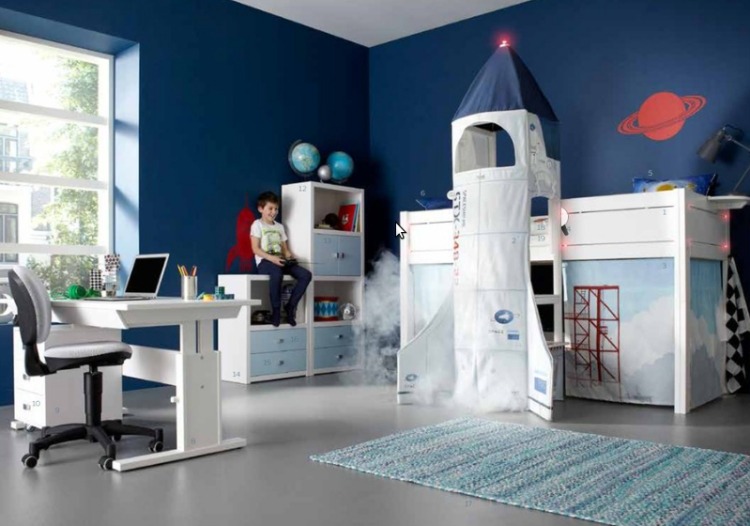 detské loftové postele-objav-dokonalá-chlapčenská izba