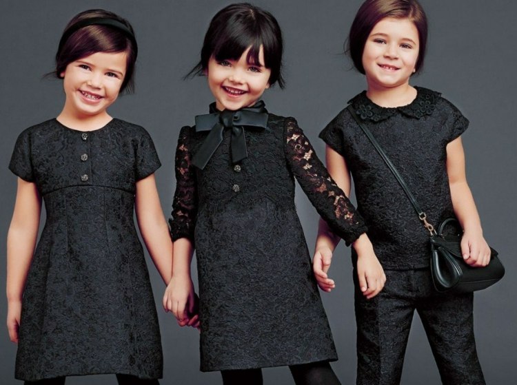 Detská móda-dievčatá-slávnostné-krstné-šaty-čipka-blúzka