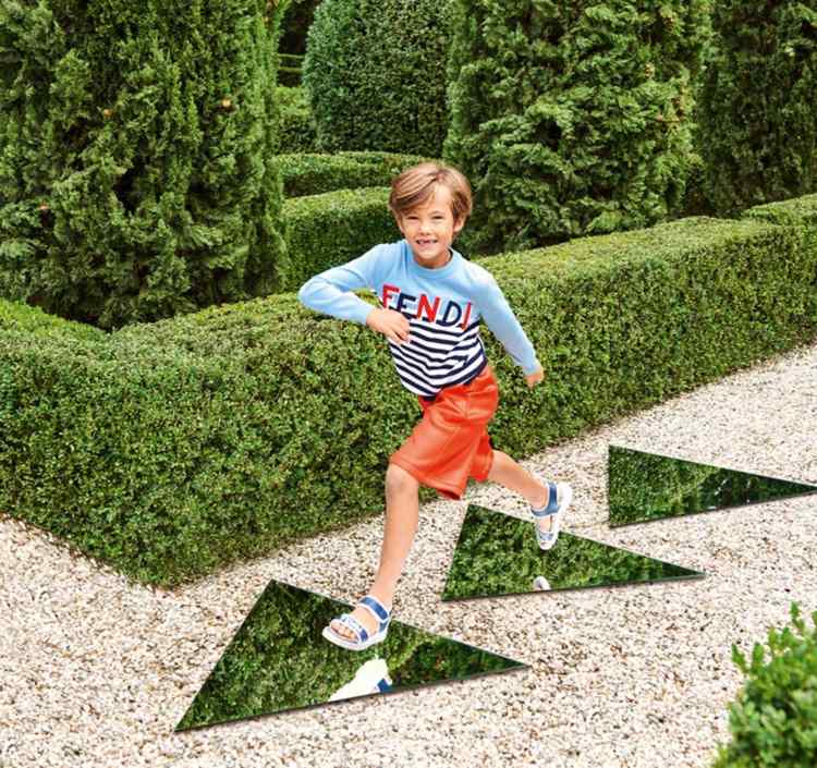 detská móda na leto 2018 kolekcia fendi chlapci