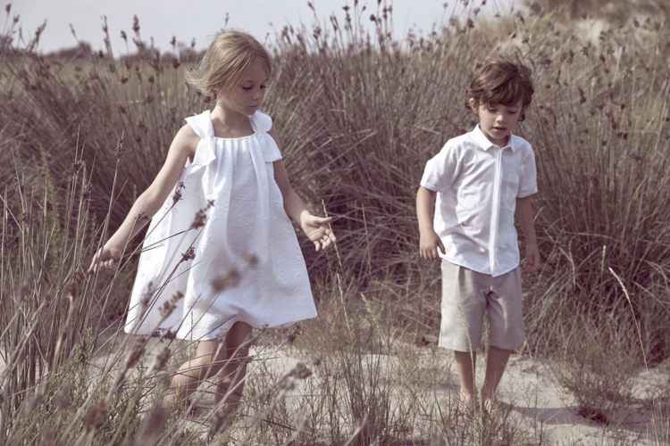 detská móda leto 2018 biela košeľa chinos