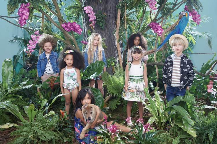 detská móda leto 2018 šaty safari potlače klobúk monnalisa kolekcia