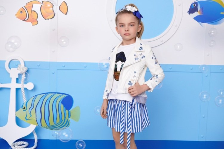 detská móda leto 2018 kolekcia monnalisa košeľa s potlačou kačice Donald