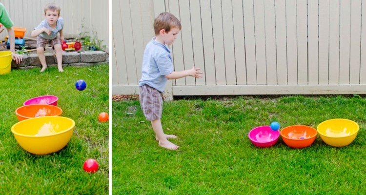 Tímové hry pre deti nápady na tímové hádzanie v záhrade